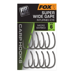 Fox Super Wide Gape In-Turned Eye Carp Hooks